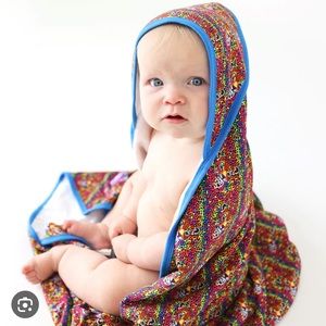 Posh Peanut Lisa Frank Hunter Hooded Bath Towel